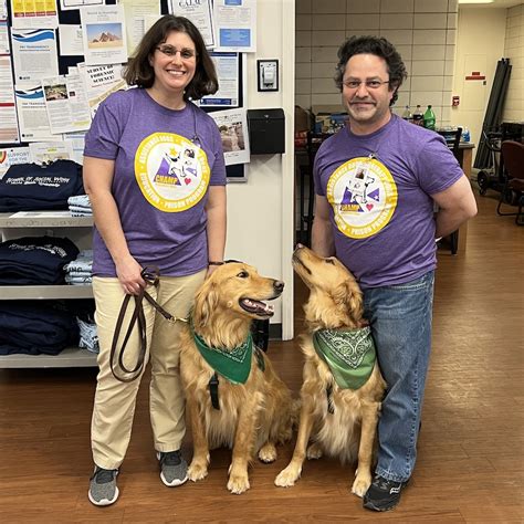 Therapy Dog and Handler Working Together