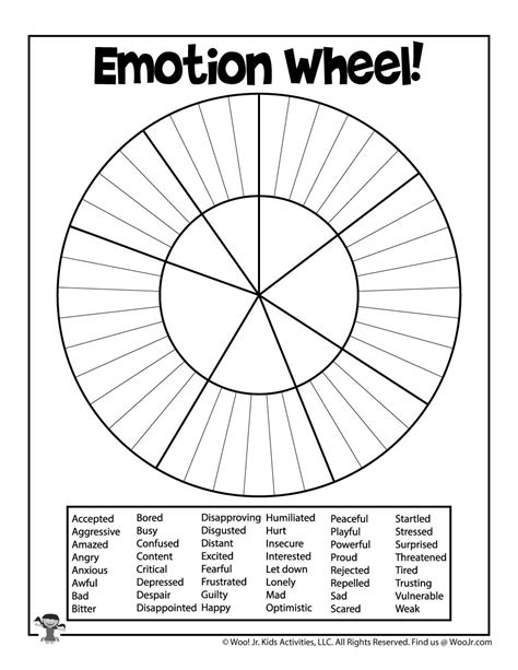 Therapy Identifying Emotions Worksheet