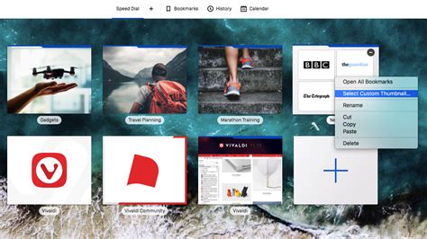 There are new customization options in the Vivaldi browser