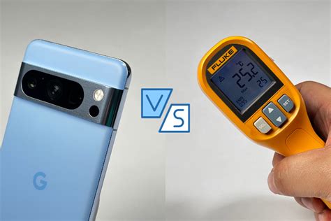 Thermal Gun vs Pixel 8 Pro Temperature Sensor