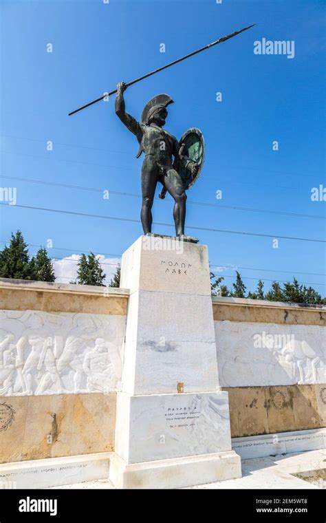 Thermopylae statue