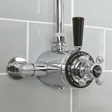 Bristan Sirrus Gummers Exposed Thermostatic Mixer Shower Valve 110mm 130mm 138mm 5014868060484