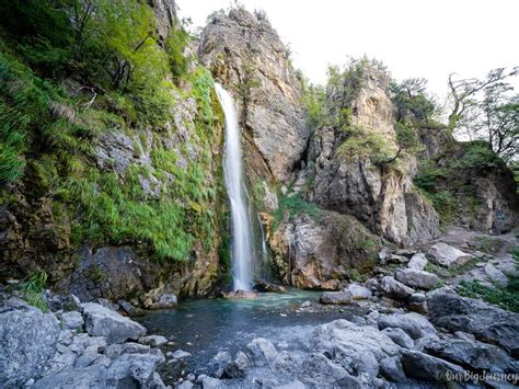 Theth Albania waterfall