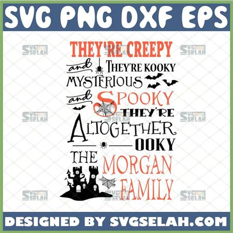 Download They're Creepy and They're Kooky Mysterious and... SVG File - SVG Design Files