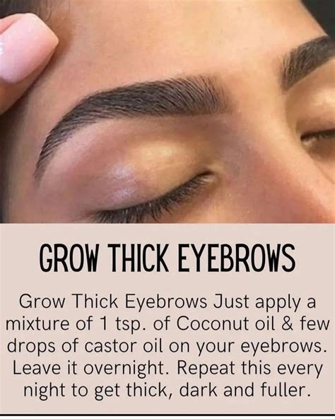 Thicker Eyebrows: Fast, Effective Solutions.