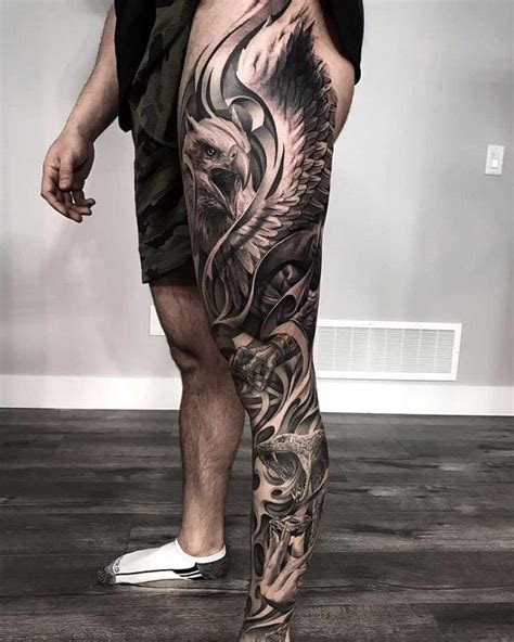 27+ Leg Sleeve Tattoo Designs, Ideas Design Trends