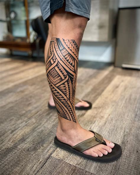 30 Tribal Thigh Tattoos For Men Manly Ink Ideas