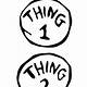 Thing 1 And Thing 2 Printable Labels
