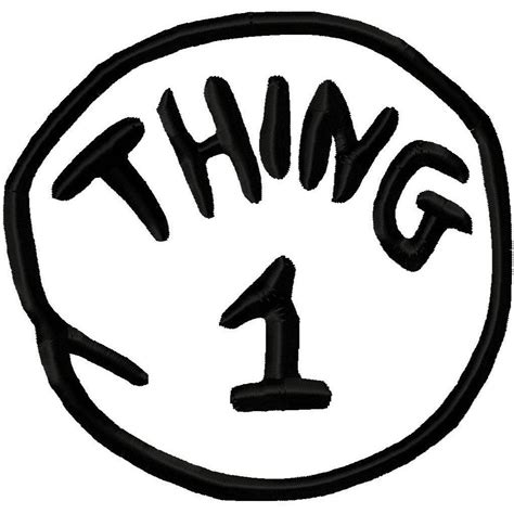 Thing 1 Printable Template Free