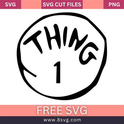 Unleash the Playfulness of Your Designs with Thing One SVG - Perfect for Dr. Seuss Fans and Whimsical Projects