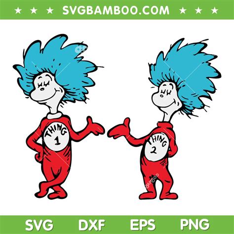 The Dynamic Duo: Get Creative with Thing One and Thing Two SVG Files!