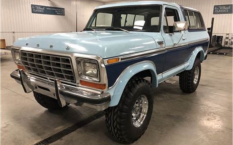 Things To Consider Before Buying A 1979 Ford Bronco