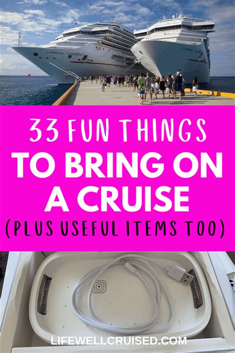 Things To Bring To A Cruise