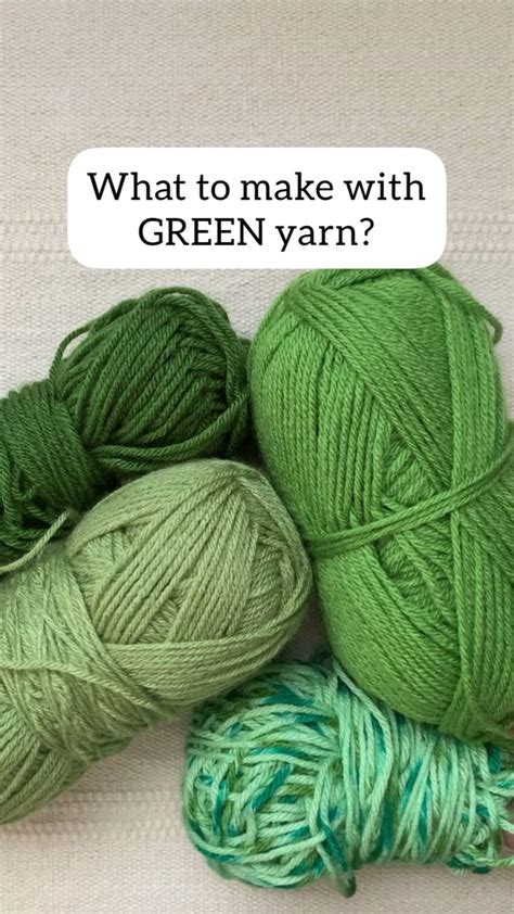 Things To Crochet With Green Yarn