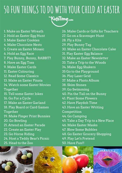 Things To Do For Easter Sunday