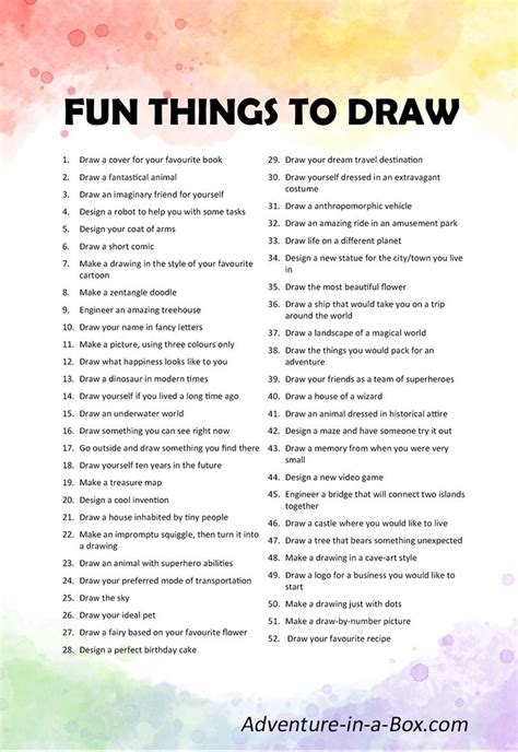 Things To Draw For A Drawing Contest