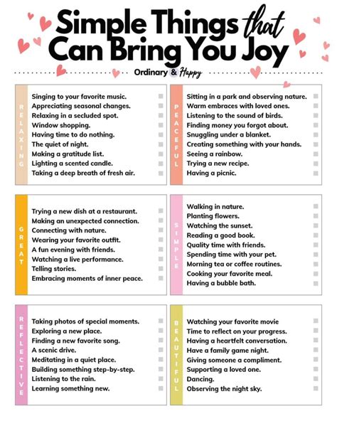 Things to Bring with You