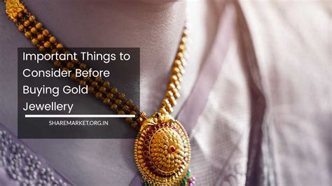 Things to Consider When Buying Gold Jewellery