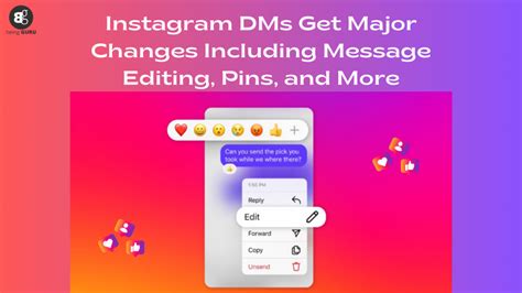Things to Know When Editing DMs on Instagram