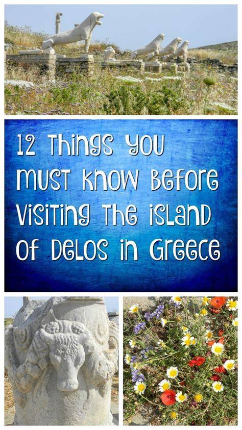 Things to Know When Visiting Delos