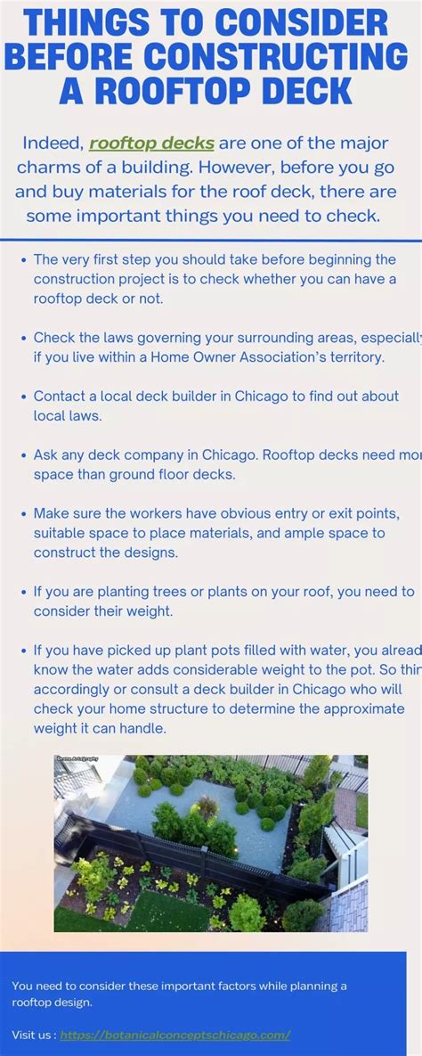 Things to consider before rooftop show