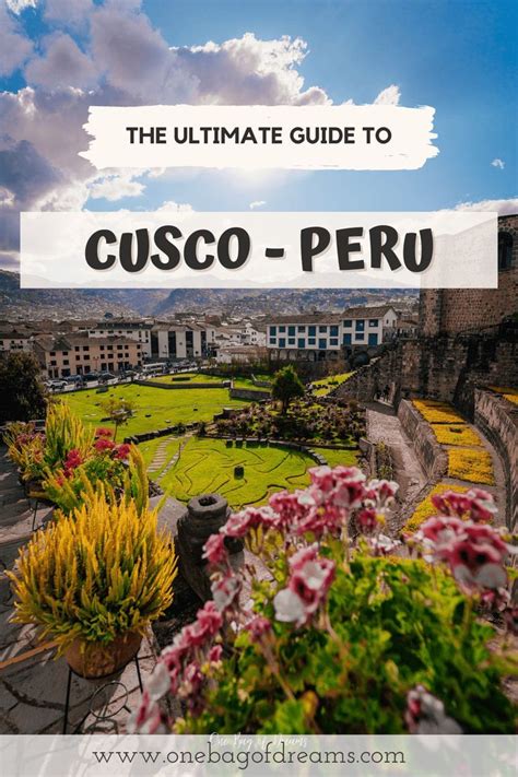 Things to do Cusco arrival