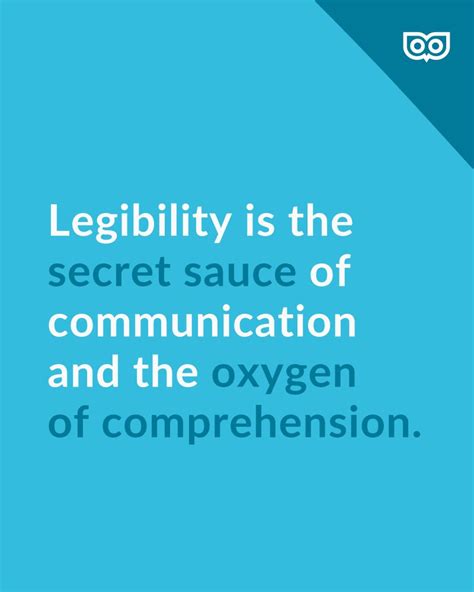 Think About Legibility