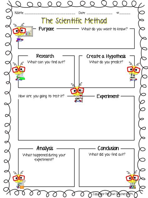 Getting Kids Excited About Science With Third Grade Scientific Method Worksheet Pdfs
