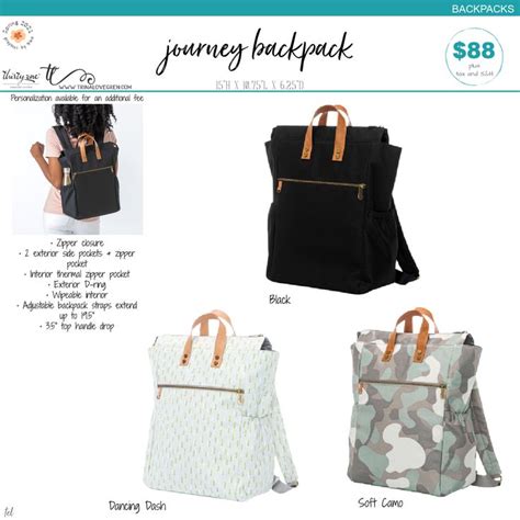 Thirty One Journey Backpack Personalization Ideas In 2023