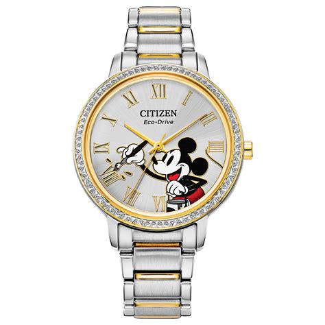 CITIZEN Citizen Women's EcoDrive Disney Mickey Mouse Crystal Watch