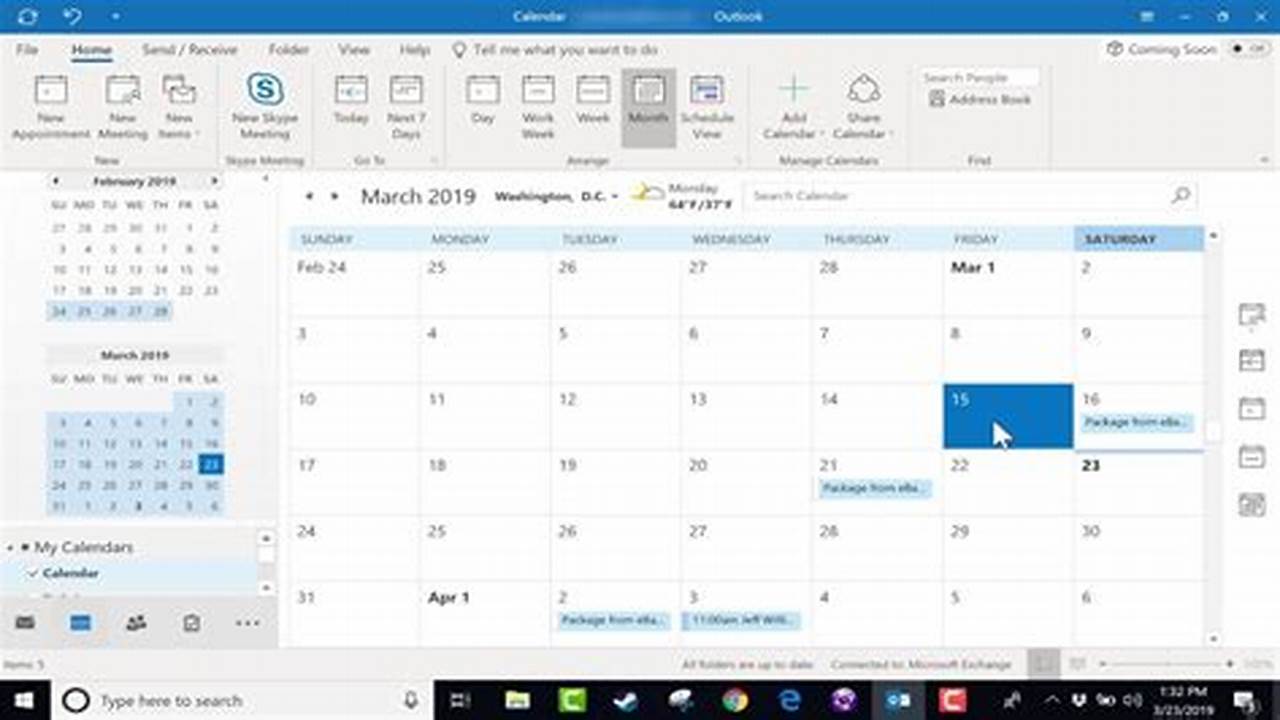 This Computer Only Outlook Calendar