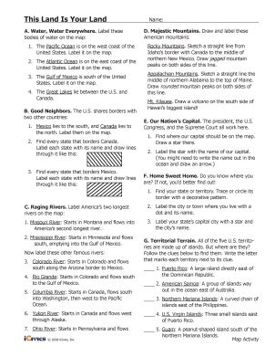 This Land Is Your Land Worksheet Answer Key