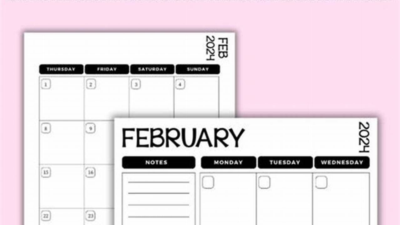 This Resizable Calendar Fits Perfectly In Any Planner, Allowing You To Personalize Your Dates, Jot Down Notes, And Track Weeks With Ease., 2024