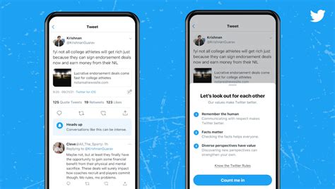 This “intense conversations” warning is now in testing on the Twitter mobile apps