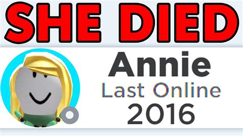 This Roblox Player Mysteriously Died - YouTube
