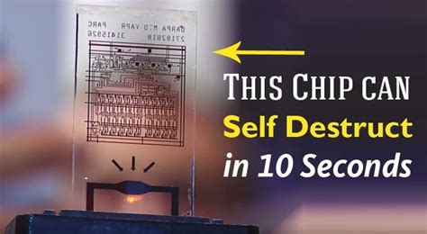 This chip will self destruct in&hellip;