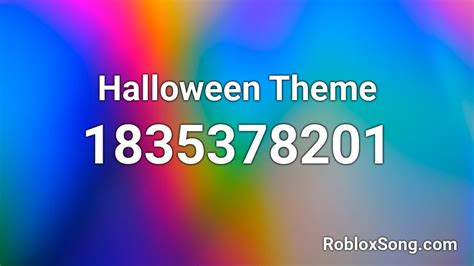 This is Halloween Roblox ID - Roblox Music Code - YouTube