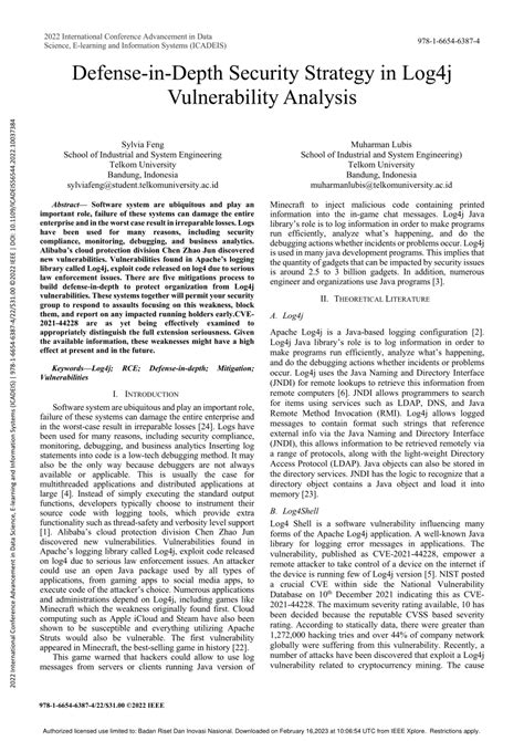 This strategy also talks about the Log4j security vulnerability