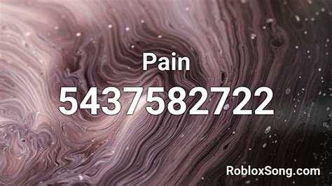 This world shall know pain Roblox ID - Roblox music codes