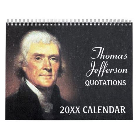 Thomas Jefferson Calendar