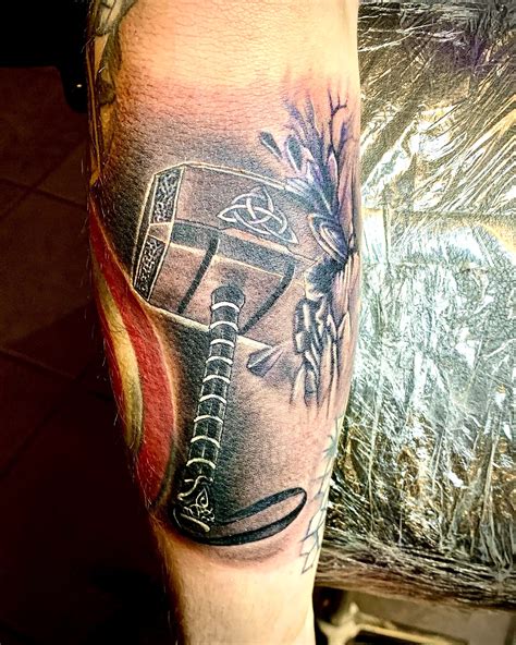 Thor Tattoo Hammer