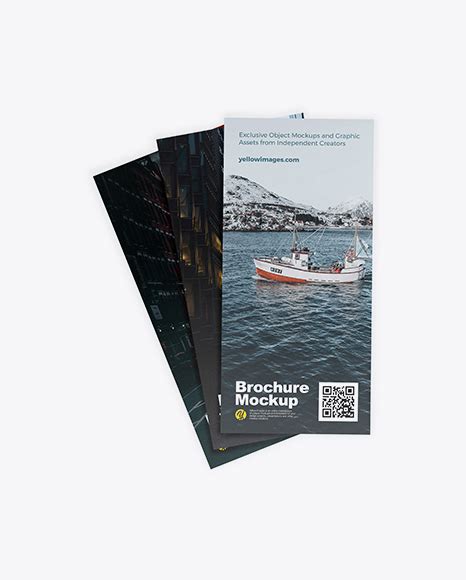 Three Brochures Mockup