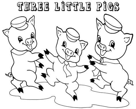 Three Little Pig Coloring Pages