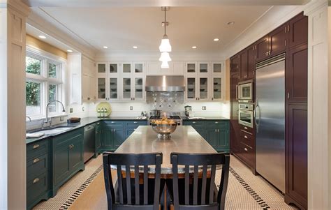 Revamp Your Kitchen with the Timeless Elegance of Three-Toned Cabinets