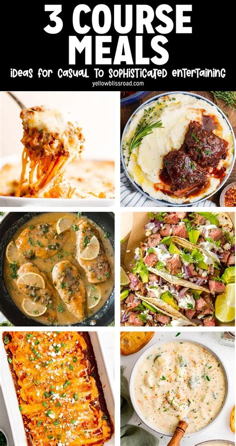 Three-Course Meal