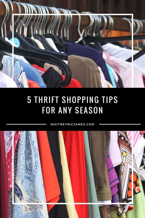 Thrift Shopping Tips