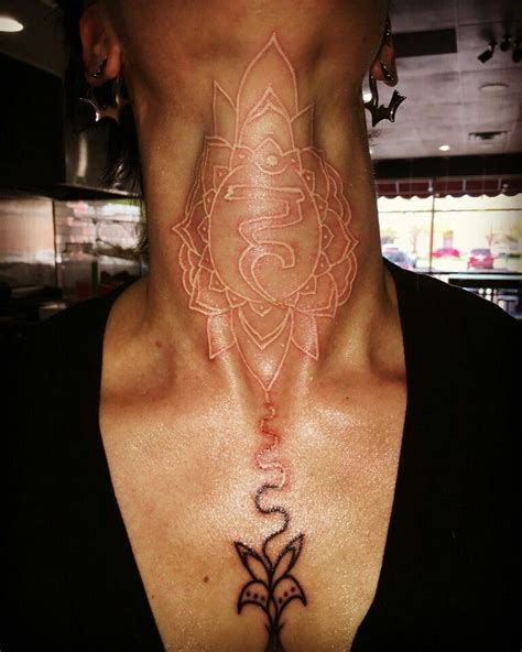 Throat Chakra Tattoo