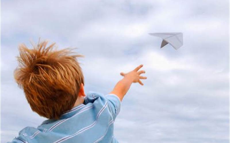 Throwing Paper Airplane