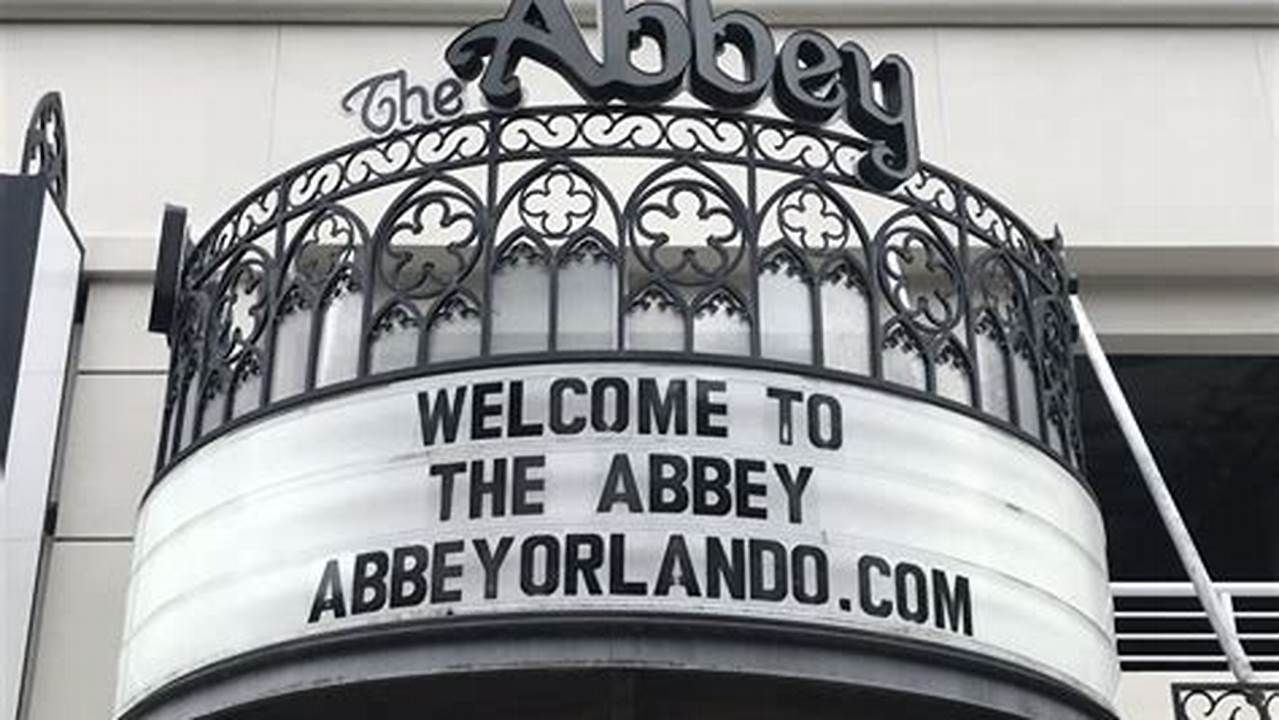 Thu 29 Feb 2024 The Abbey Orlando, Fl, Us., 2024