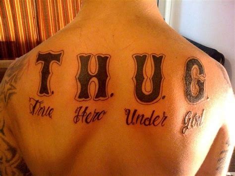 Thug Tattoo Designs